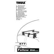 Thule Roof Adaptor manual cover