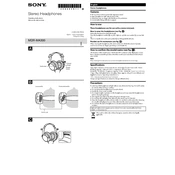 Sony MDR-MA300 manual cover