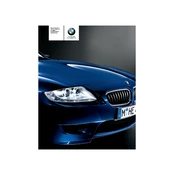 BMW Z4 M Coupe M Series 2007 Universal manual cover