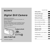 Sony DSC-P100 manual cover