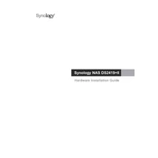 Synology DS2419+II manual cover