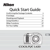 Nikon Coolpix L620 manual cover