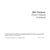 Honda Element 2011 manual cover