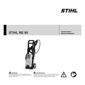 Stihl RE 90 manual cover