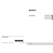 Sony HT-CT180 manual cover