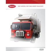 Peterbilt Model 520 VMUX Body Builder Operator’s manual cover