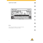 Behringer RD-6 SR manual cover