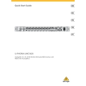 Behringer UMC1820 manual cover