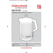 Morphy Richards 103010 Verve manual cover