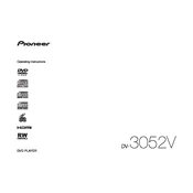 Pioneer DV-3052V manual cover