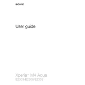 Sony E2306 Xperia M4 Aqua manual cover