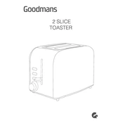 Goodmans B&M 2 Slice Toaster 356861 356862 359396 359397 manual cover