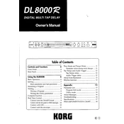 KORG DL8000R manual cover