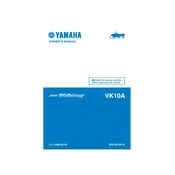 Yamaha VK10A 2011 RS Viking manual cover