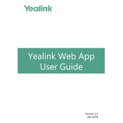 Yealink Web App manual cover