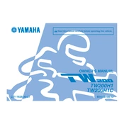 Yamaha TW200H1, TW200H1C TW200 2017 manual cover