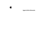 Apple AirPort Networks manual cover