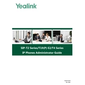 Yealink SIP-T2 Series, T19 P E2, T4 Series IP Phones manual cover