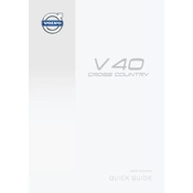 Volvo V40 2014 Cross Country manual cover