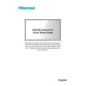 Hisense H55 Series 32H5590F manual cover