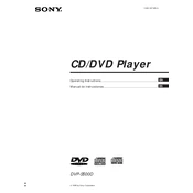 Sony DVP-S500D manual cover