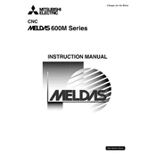 Mitsubishi Electric CNC Meldas 600M Series manual cover