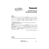 Panasonic VRF System manual cover