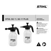 Stihl SG 11 SG 11 PLUS manual cover