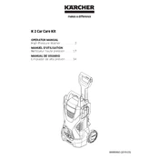 Karcher K 2 Car Care Kit manual cover