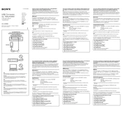 Sony XA-50WM manual cover