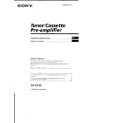 Sony XK-R100 manual cover