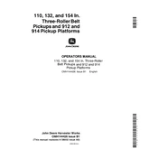 John Deere 110 Inch, 132 Inch, 154 Inch