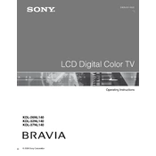 Sony KDL-26NL140 manual cover