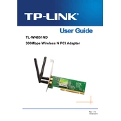 tp-link TL-WN851ND manual cover