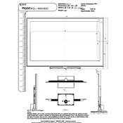 Sony KDL-46NX800 manual cover