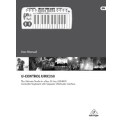 Behringer UMX250 manual cover