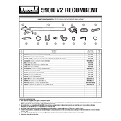 Thule V2 Recumbent 590R manual cover