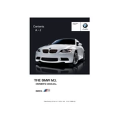 BMW M3 Convertible M Series 2013 manual cover