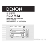 Denon D-M33S manual cover