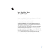 Apple Aperture Breaking News manual cover