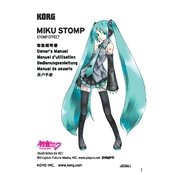 KORG MIKU STOMP manual cover