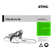 Stihl MS 270 MS 280 manual cover