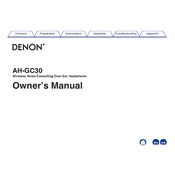 Denon AH-GC30 manual cover