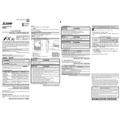 Mitsubishi Electric FX3G 8AV BD manual cover