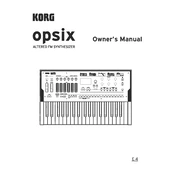 KORG opsix manual cover