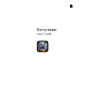 Apple Compressor 4 manual cover