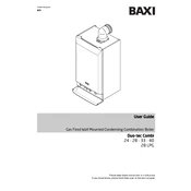 Baxi 24 Duo-tec Combi LPG manual cover