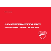 Ducati Hypermotard 939 SP 2018 manual cover