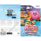 Nintendo Kirby's Return to Dream Land manual cover