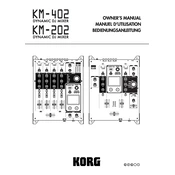 KORG KM-202 manual cover